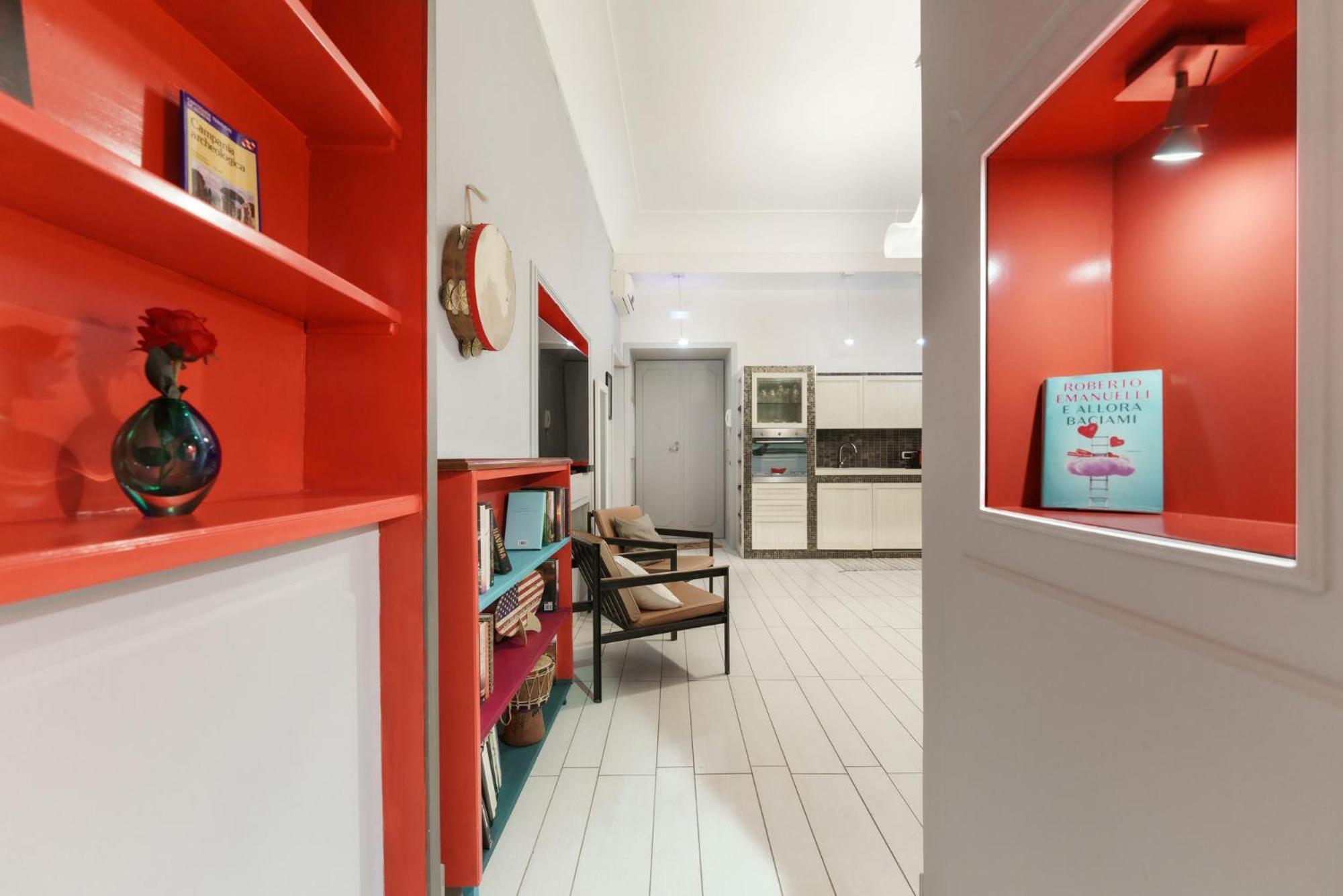Art-filled, Luxury Finished 2br Escape In Vomero Appartamento